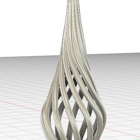 Moving Wave Earring - 3D Model in Fusion